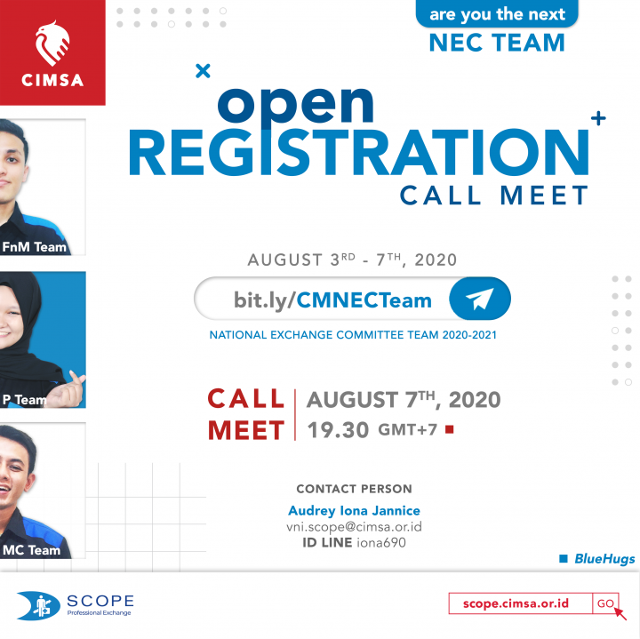 CALL MEET NEC TEAM 2020-2021